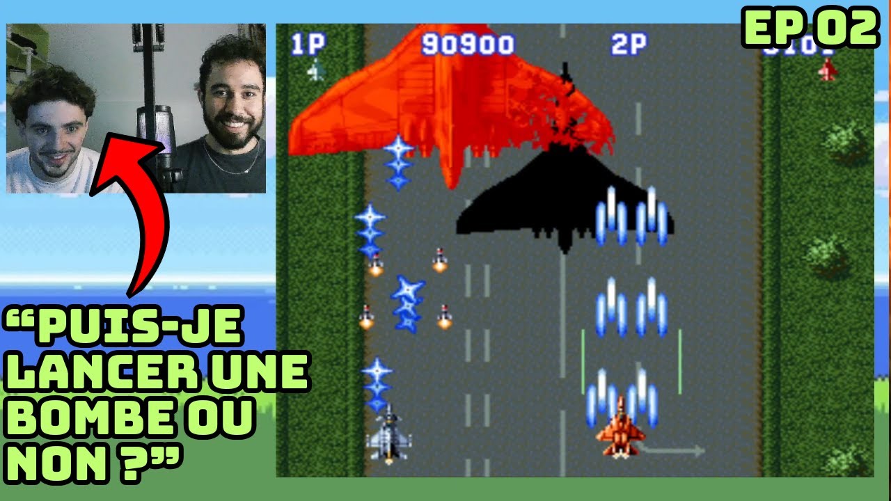 Zach est devenu accro au lancement de bombes - Aero Fighters SNES - FT. ZACH - EP 02