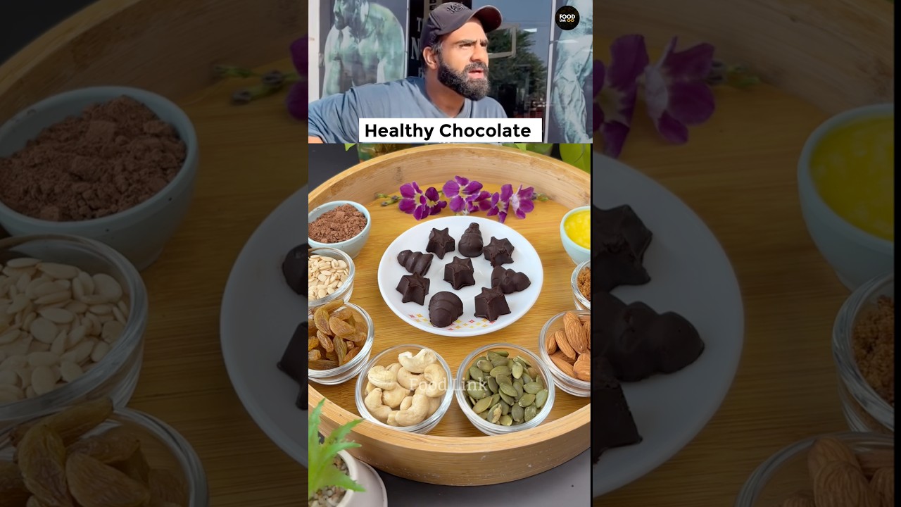 Healthy Homemade Chocolate Recipe #shorts