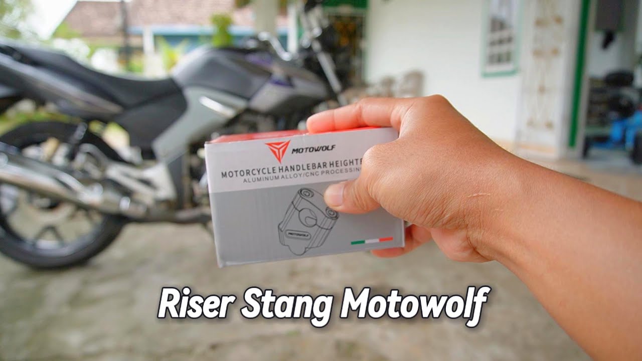 Pasang Riser Stang MOTOWOLF di Honda Tiger Sekalian Stang Yamaha Byson