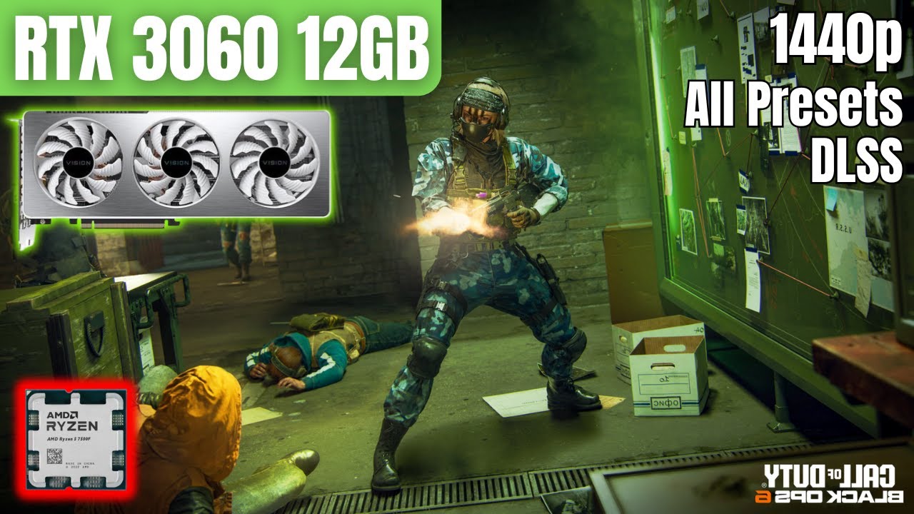 RTX 3060 & R5 7500F: Black Ops 6 | Multiplayer | Minimum - Extreme Settings | 1440p | DLSS