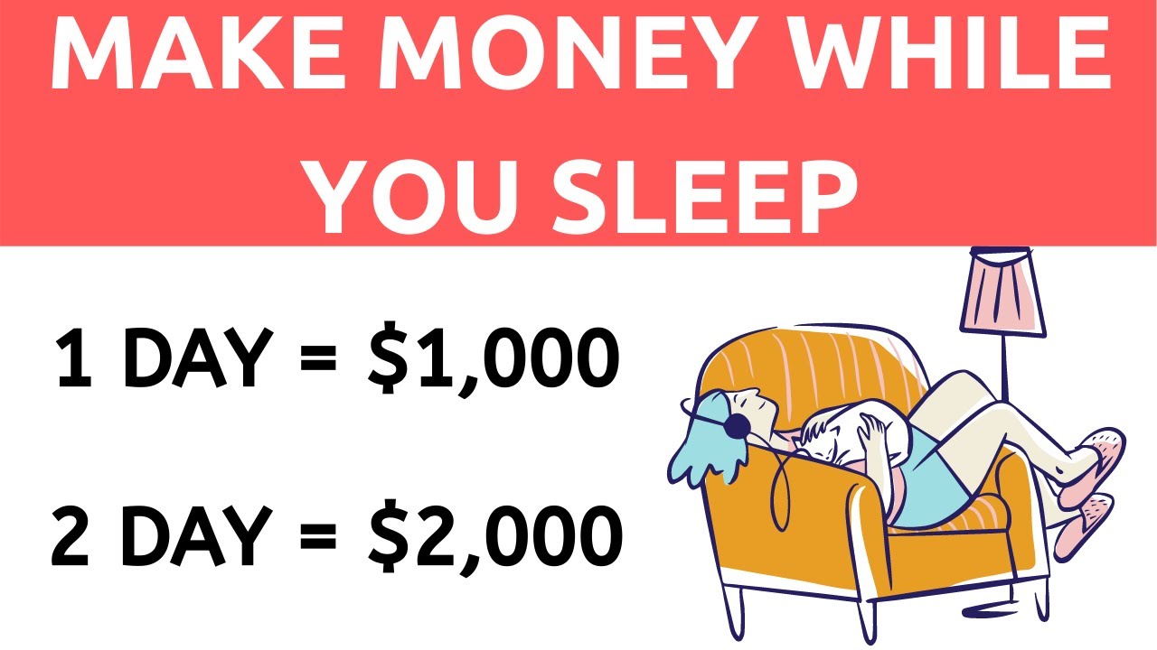 Make $1,000 A Day While You Sleep (WORLDWIDE | Make Money Online)