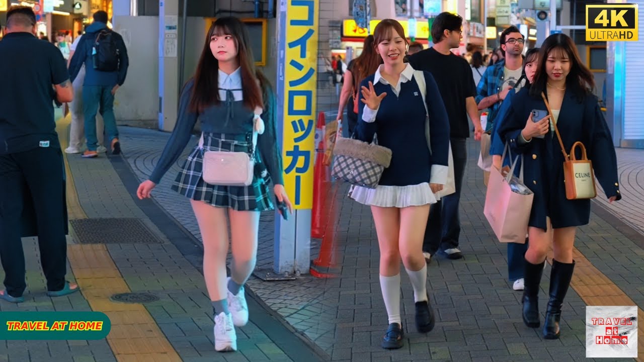 4K HDR Japan travel 2025 | Walk in Shibuya (渋谷) Tokyo Japan |Relaxing Natural City ambience
