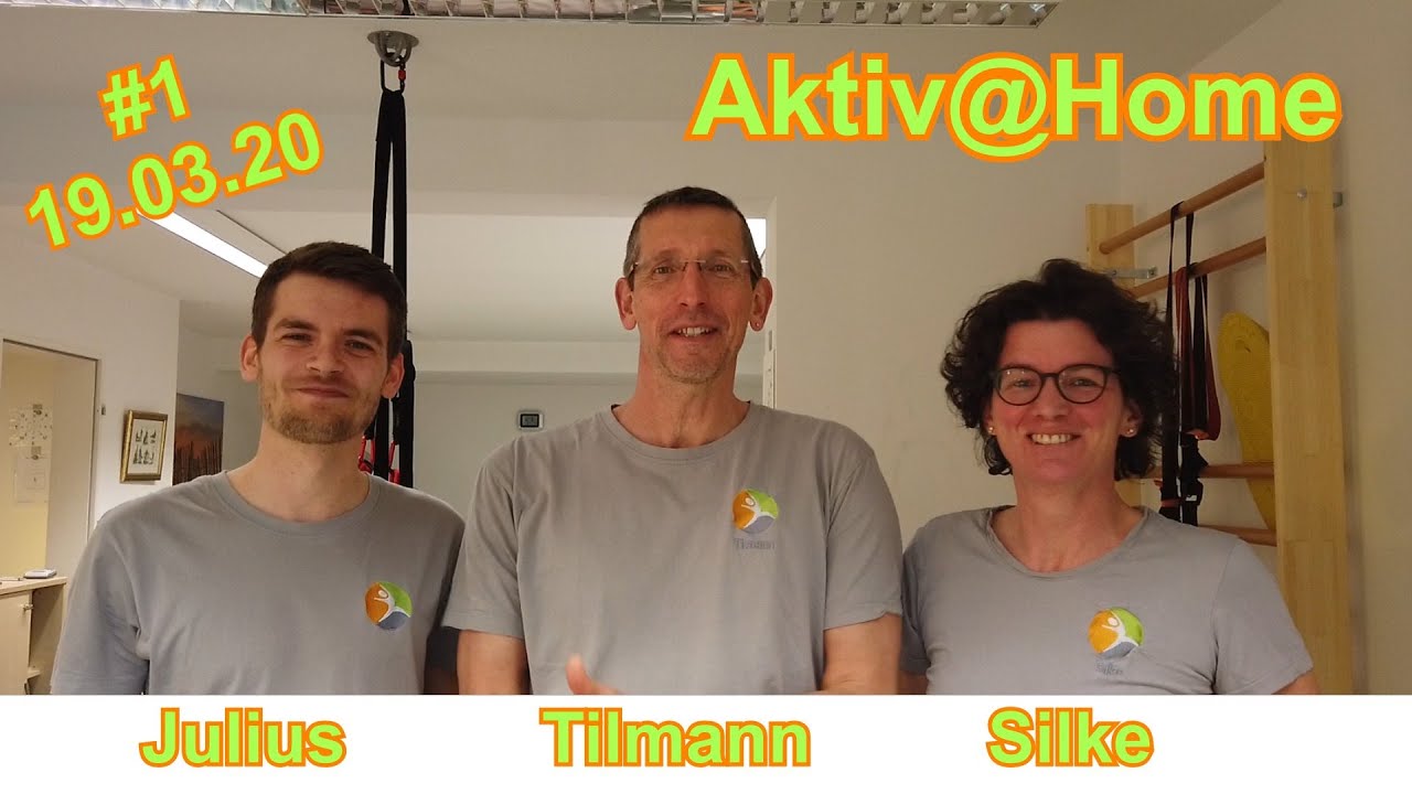 Aktiv@Home #1: die Aktiv Praxis Hattingen unterstützt Euch daheim