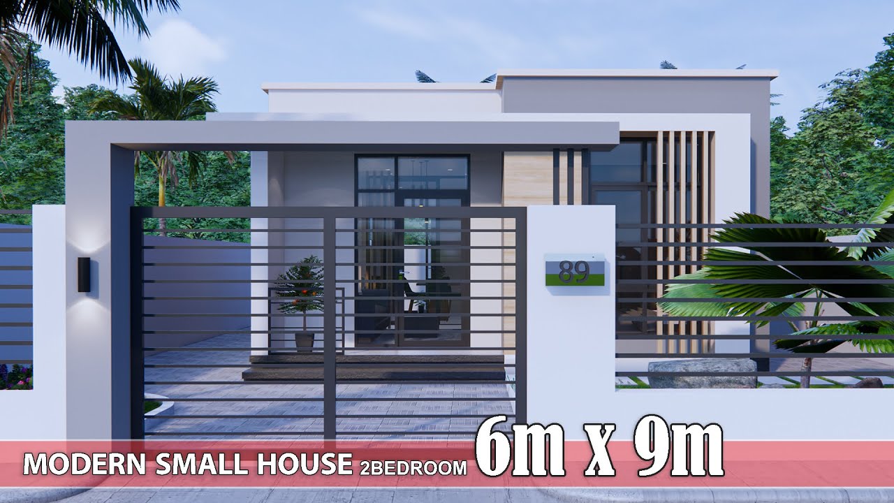 Small House | House Design idea | 6m x 9m