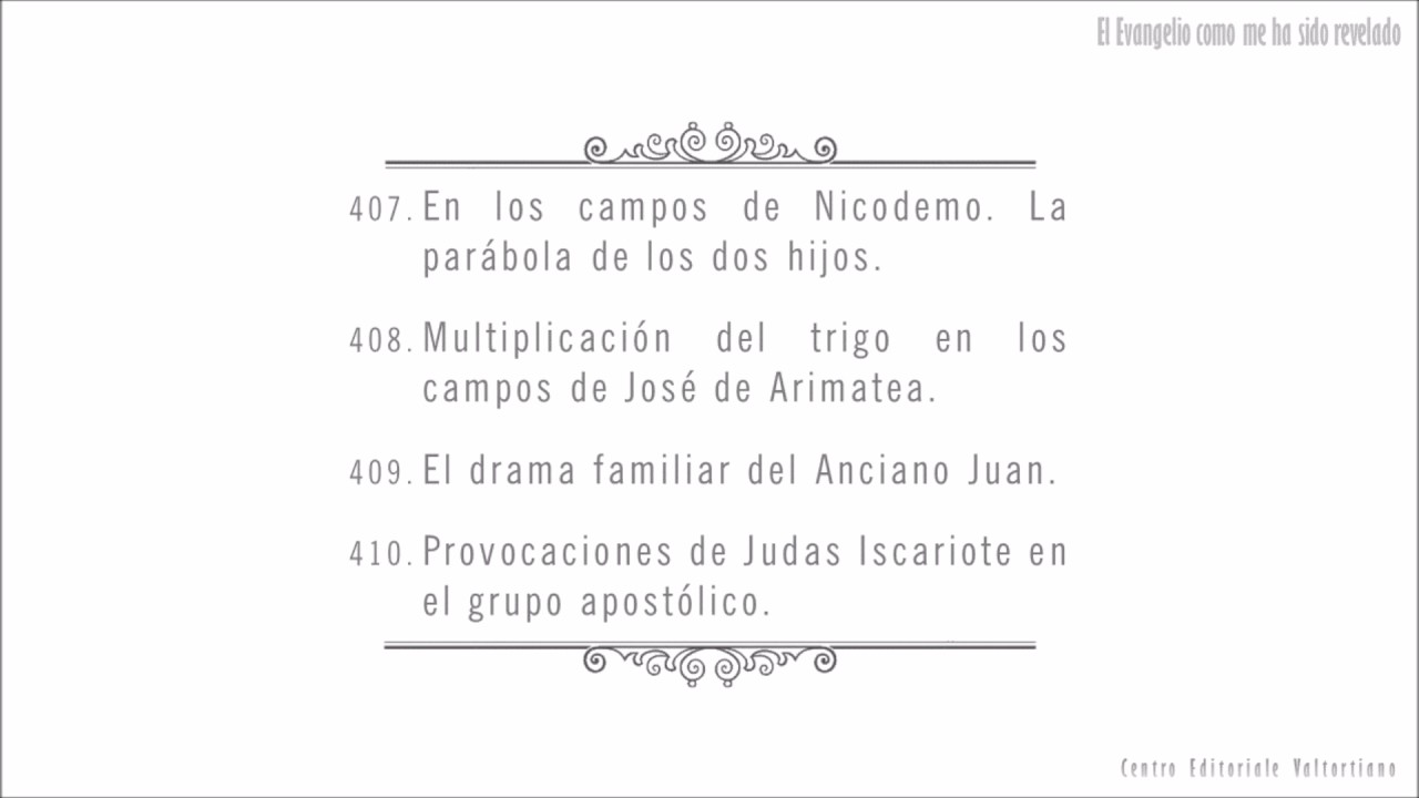 El Evangelio como me ha sido revelado: 407-410