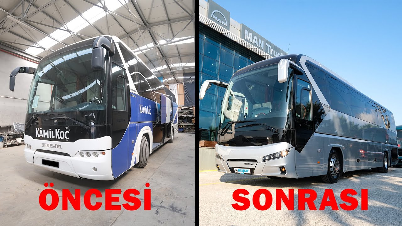 MAPAR ile NEOPLAN Tourliner Dönüşümü #neoplanstarline #mapar #otobüs
