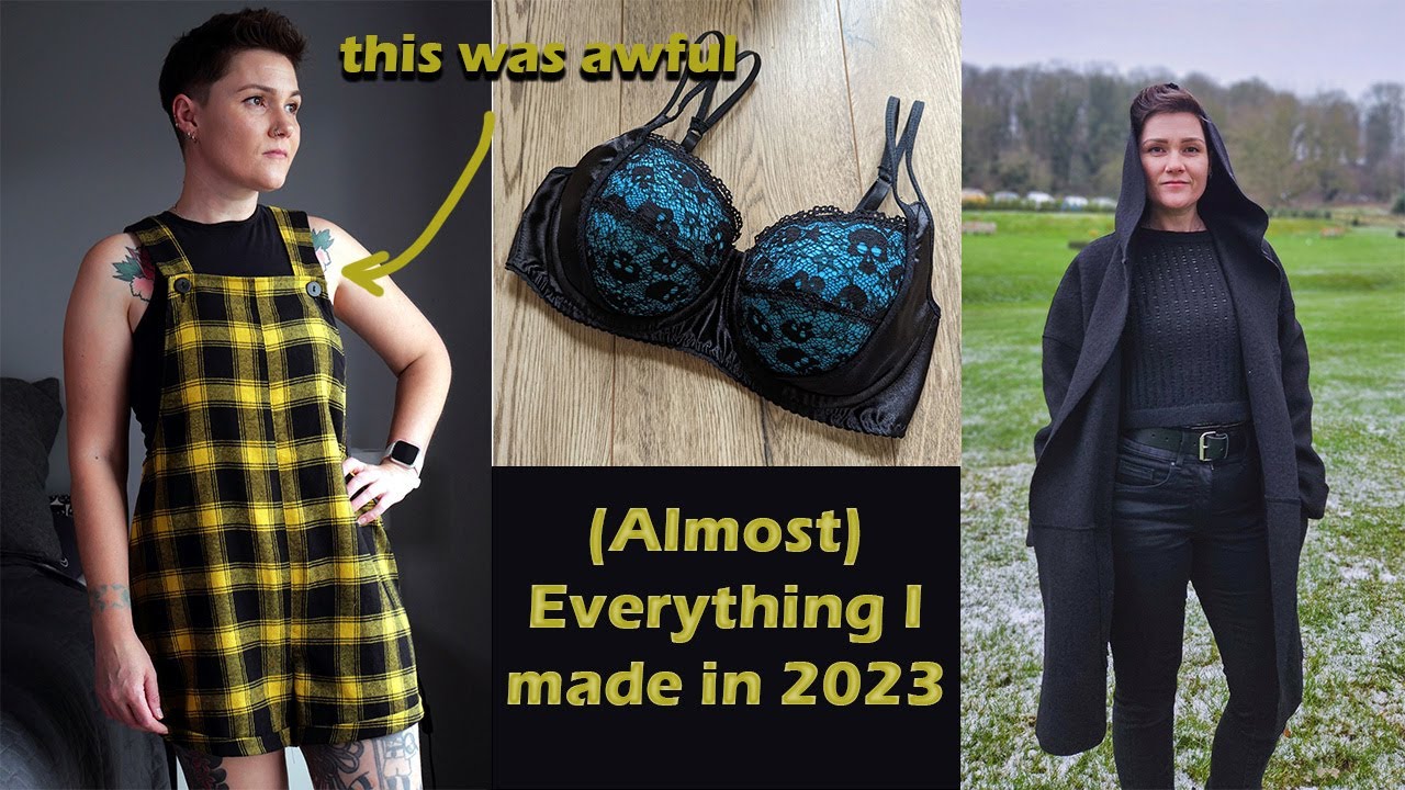 Sewing Vlog Year End Project Round Up! | What I sewed in 2023 | 2024 plans including new bra kits.