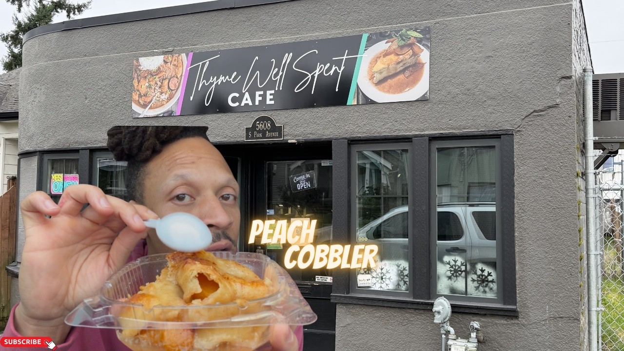 Trying the Lunch Box Special at Thyme Well Spent | Gumbo & Peach Cobbler & More