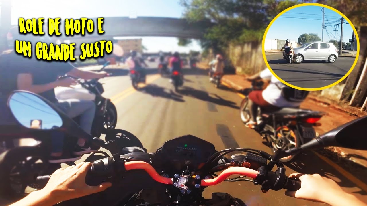 GRANDE SUSTO EM MEIO AO ROLÊ DE MOTO!