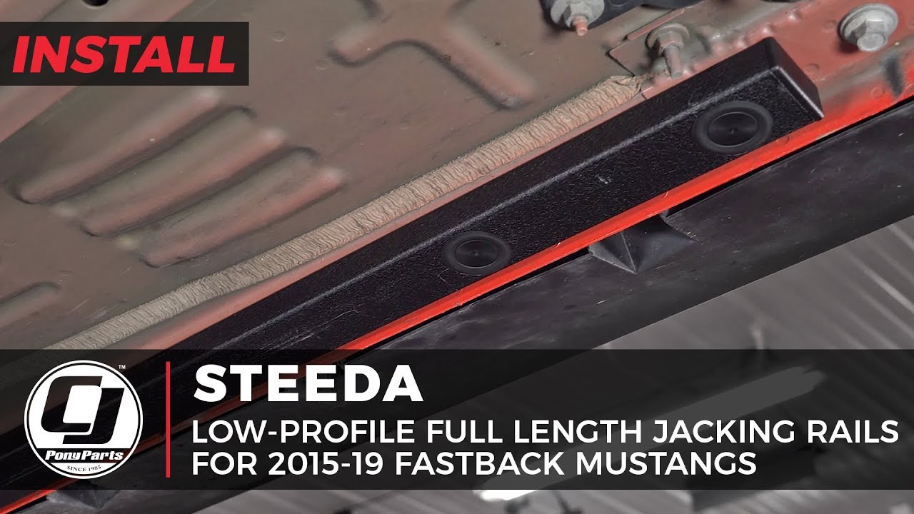 2015-2023 Ford Mustang Install: Steeda Ultra-Lite Low-Profile Full Length Chassis Jacking Rails