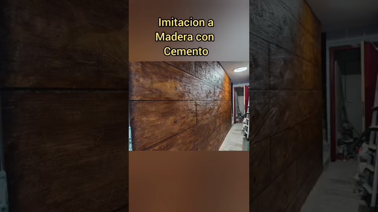 como hacer imitacion a madera con cemento #ideasdecoracion  #pintura #decoration #decoracion