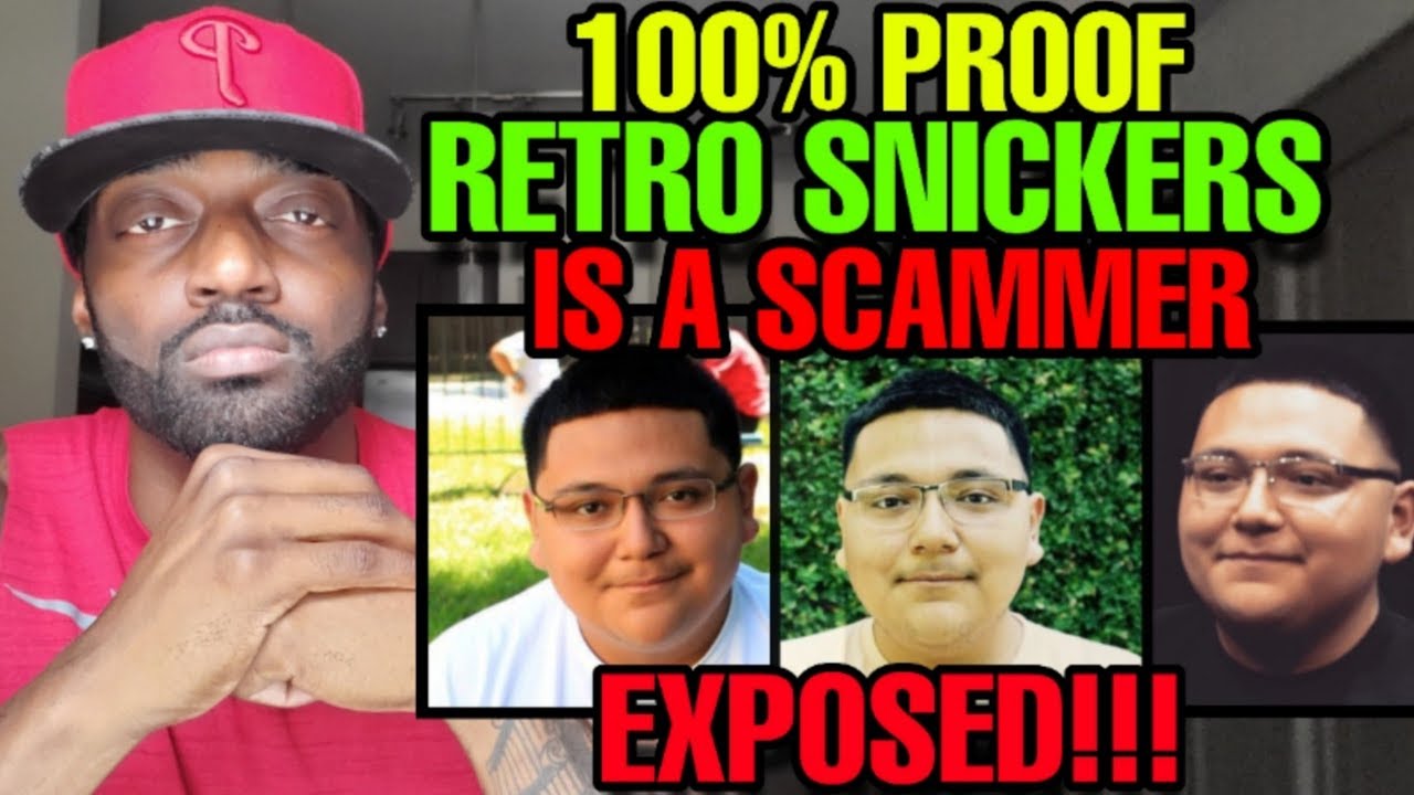 100% PROOF RETRO SNICKERS IS SCAMMING & STEALING MONEY!!