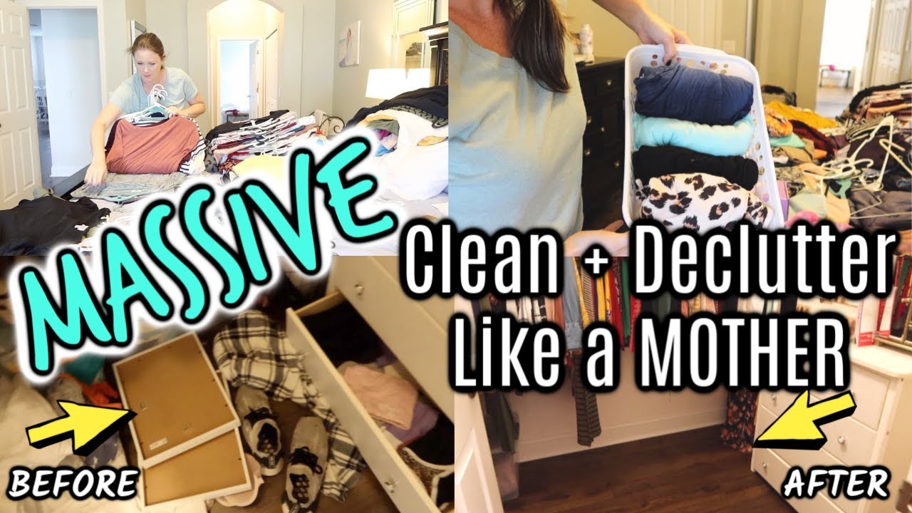 😲MASSIVE DECLUTTER LIKE NO OTHER |DECLUTTER + ORGANIZE + CLEAN #WITHME | EXTREME CLEANING MOTIVATION