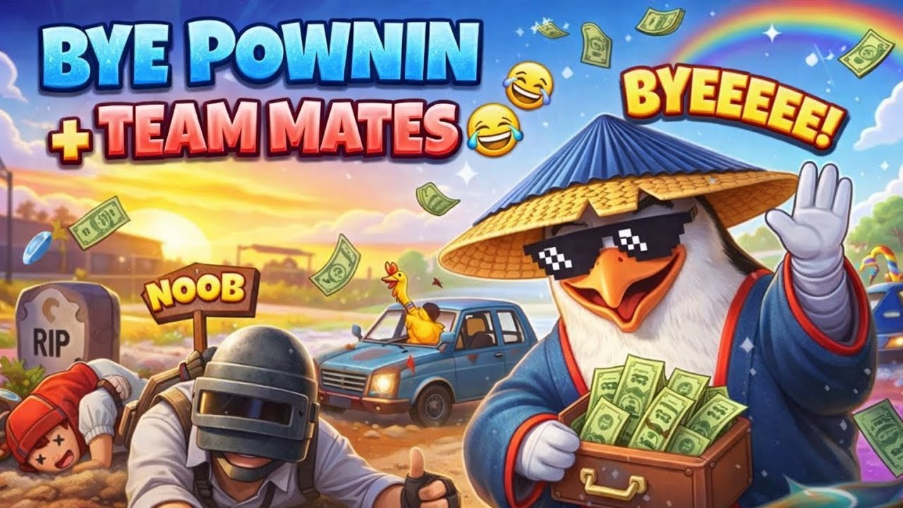 BGMI end of UPDATE 🥲 But No END for Fun 😂 Teammates troll 🤣
