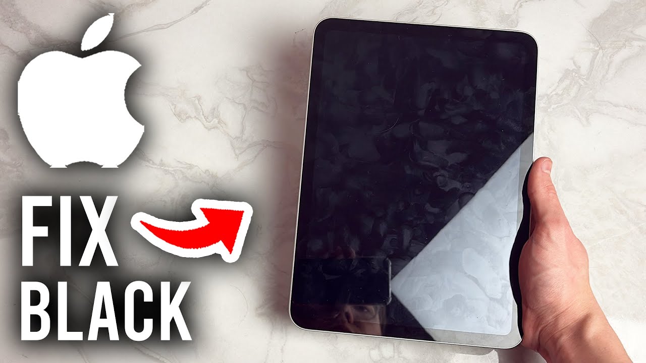 Fix iPad Black Screen Of Death - Step By Step