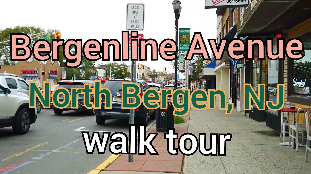 Walking on Bergenline Avenue in North Bergen, New Jersey, USA