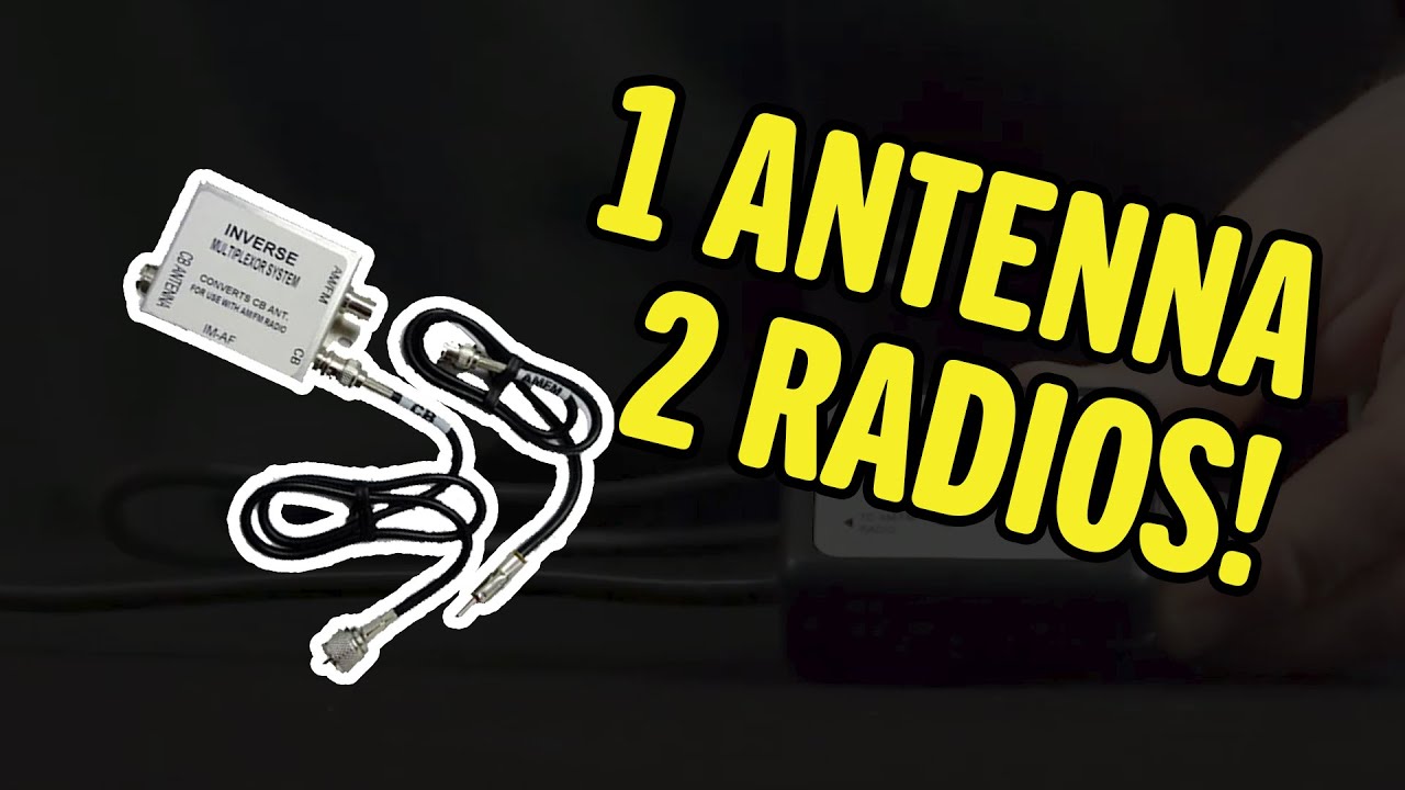 AM/FM/CB Antenna Splitter