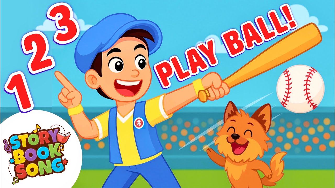 Take Me Out To The Ball Game ⚾️ 3 Fun Kids Sports Songs!