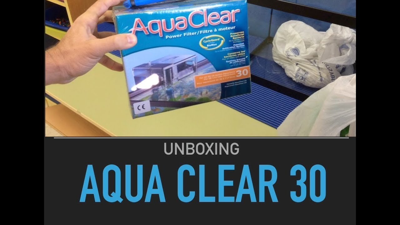 📦 UNBOXING FILTRO (mochila - cascada) AQUACLEAR 30 comprado en Burbujín Mascotas