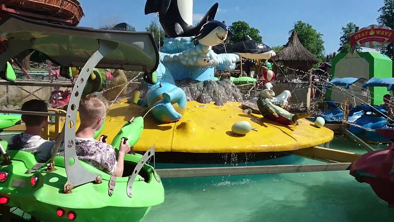Shark Island Ride At West Midlands Safari Park, 26 May 2017