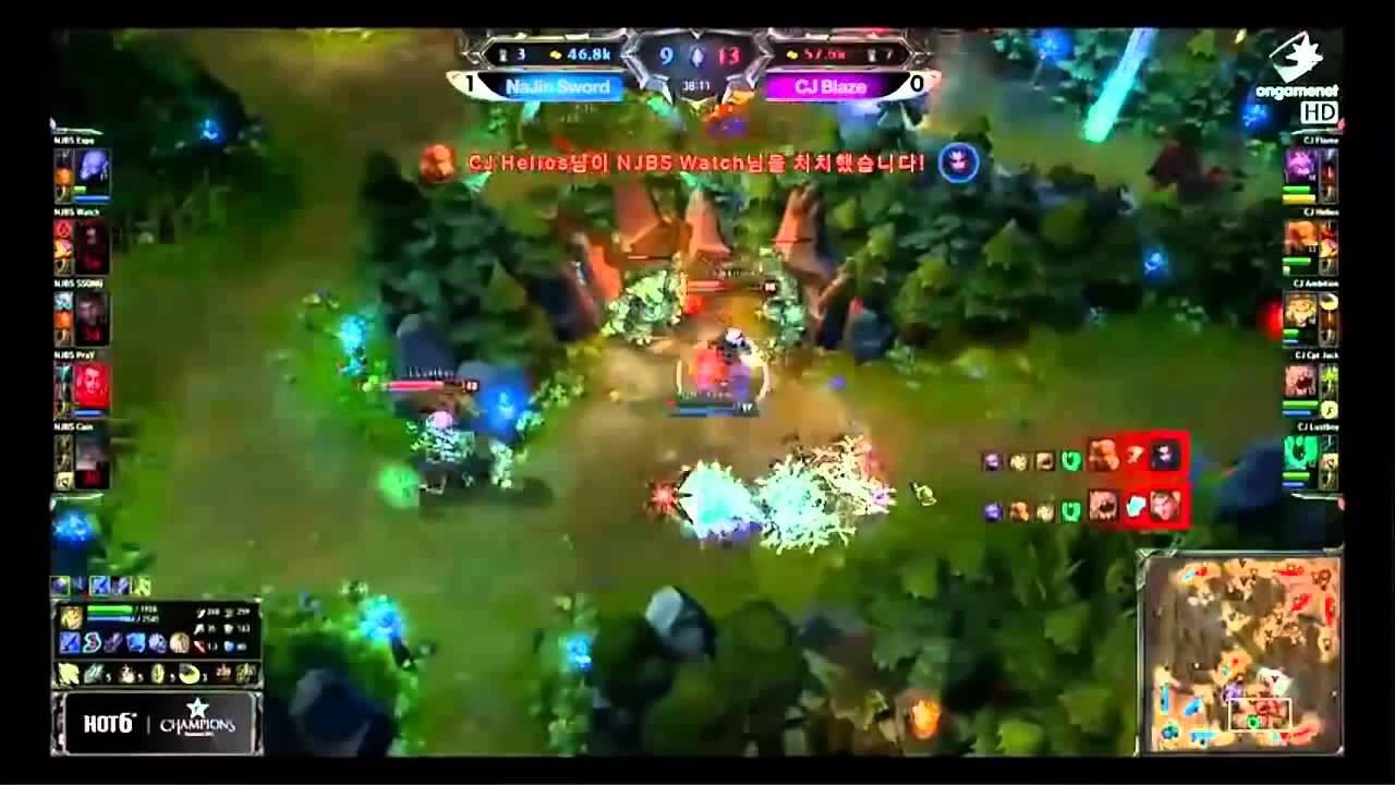 Incredible play by Flame! CJ Entus Blaze vs Najin Black Sword