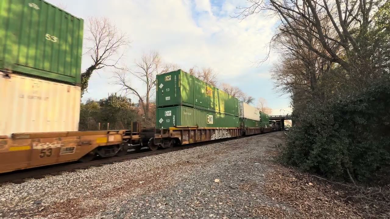 Norfolk Southern 27A with Heritage Unit Mid DPU