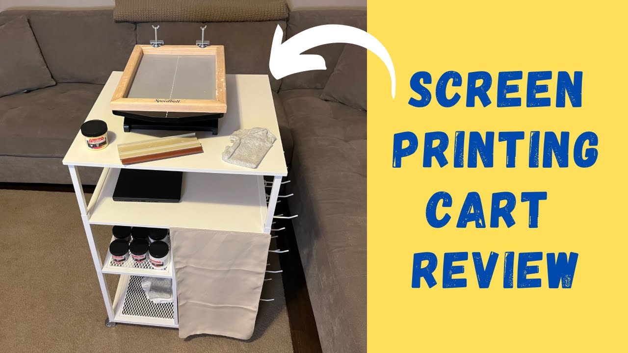 Caydo Screen Printing Cart Review - Getting Organized When Screen Printing