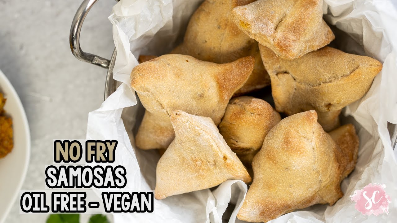 NO FRY Samosas - OIL FREE, VEGAN, & GLUTEN FREE