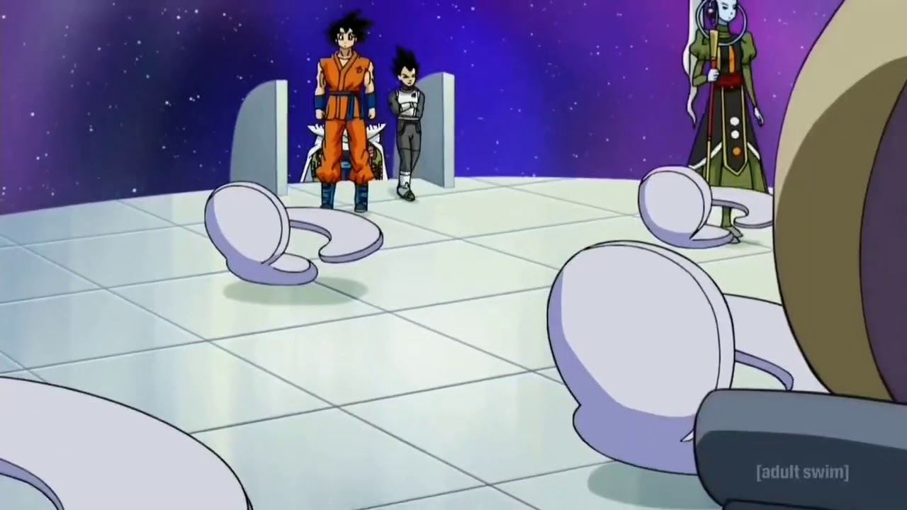 Goku and Vegeta meets UNIVERSE 6'S SAIYAN
