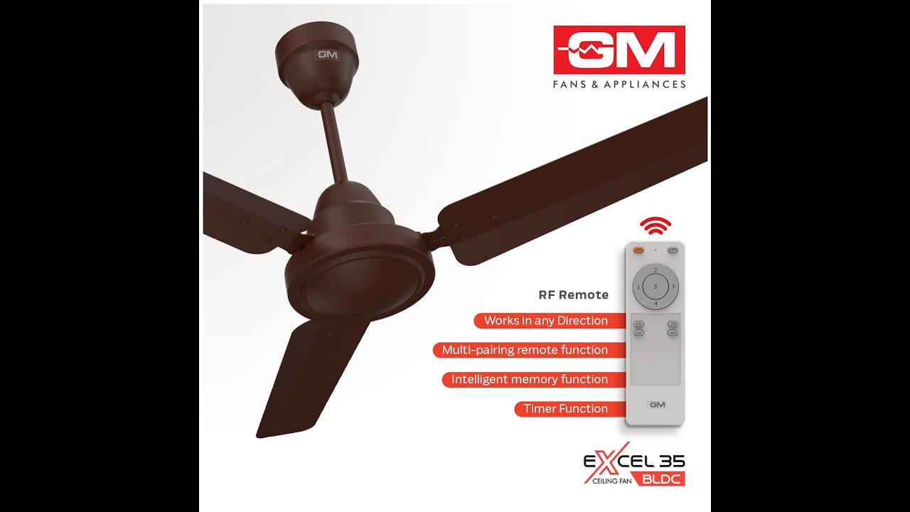 New GM Excel 35 BLDC Ceiling Fan