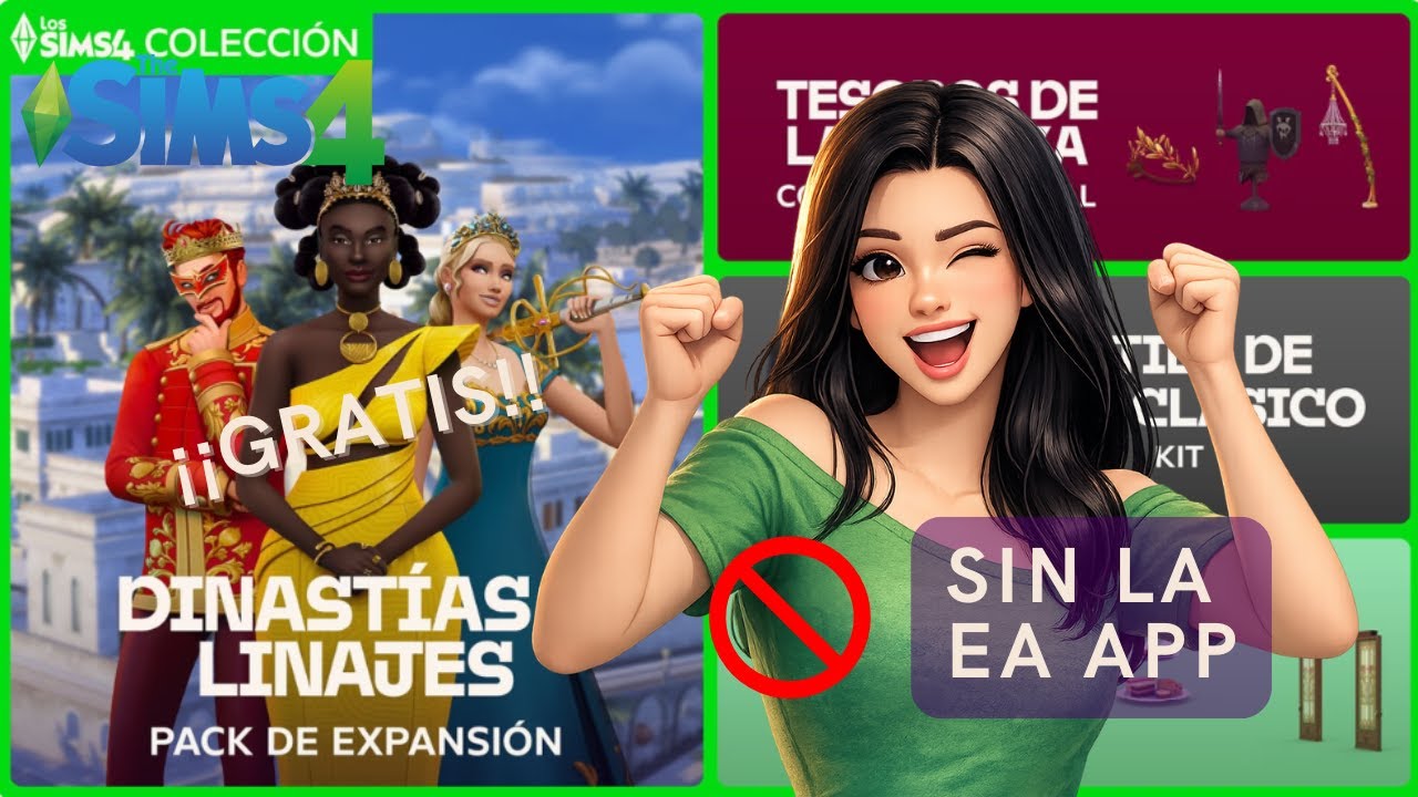 Los Sims 4 Gratis! DINASTIAS Y LINAJES!! SIN EA APP | La galería Funciona!