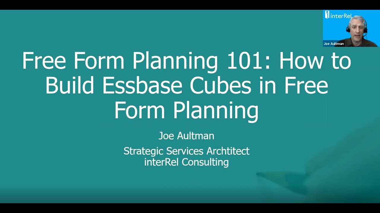 Free Form Planning 101: How to Build Essbase Cubes in Free Form Planning