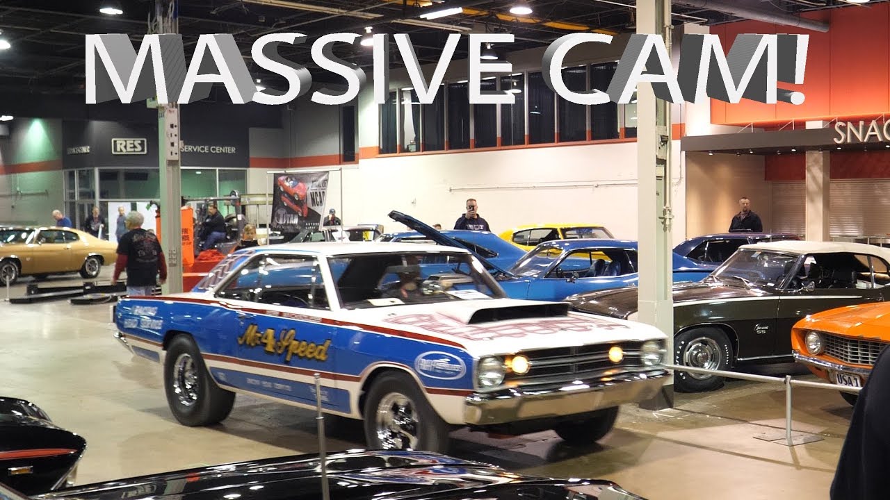 BIG CAM Mr. 4 Speed 1968 L023 HEMI Dodge Dart Drag Car Leaving Muscle Car and Corvette Nationals