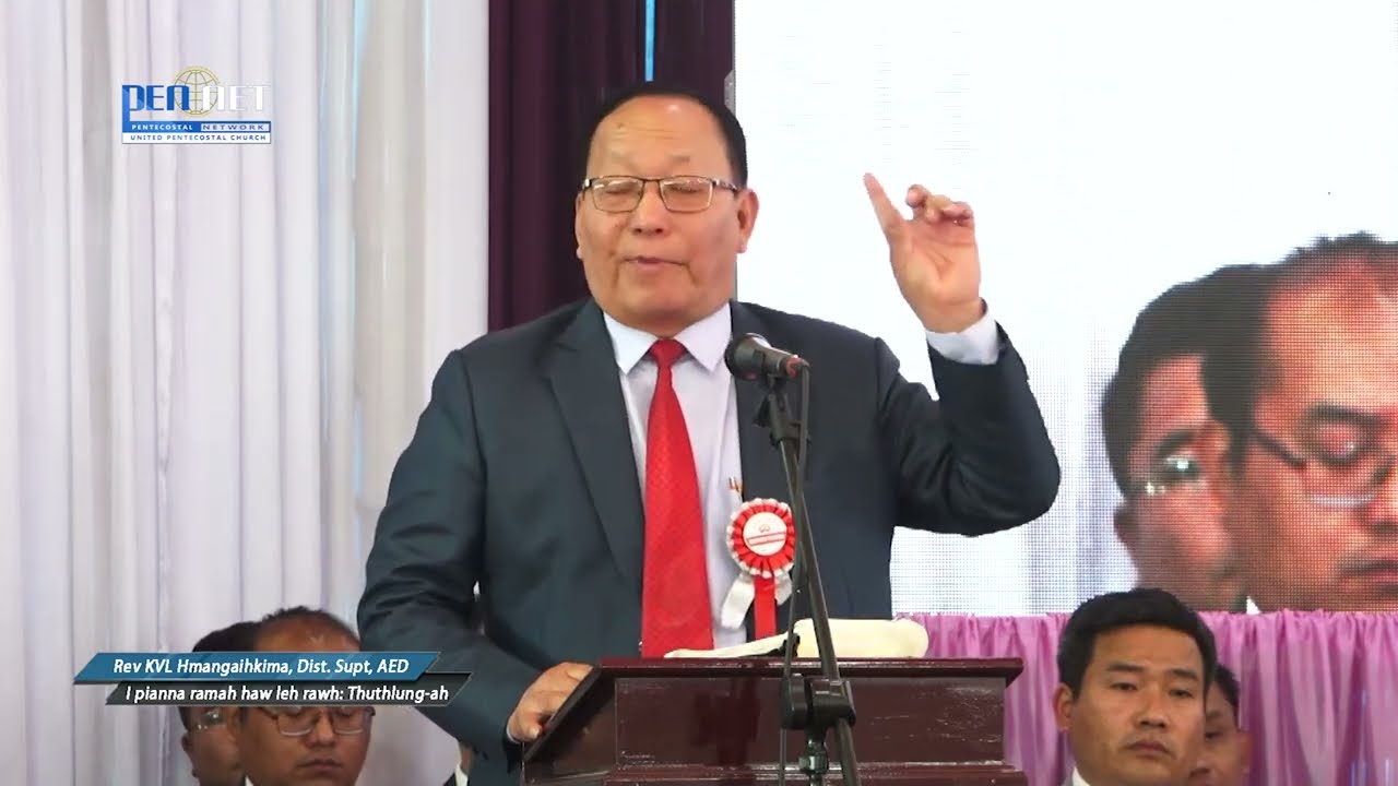 Rev  KVL Hmangaihkima, Disr ,Supdt (AED) I pianna ramah haw leh rawh   Thuthlung ah
