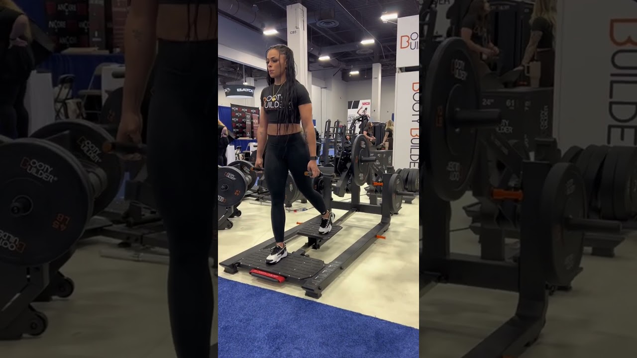 Booty Builder Plate Loaded Reverse Sliding Lunge