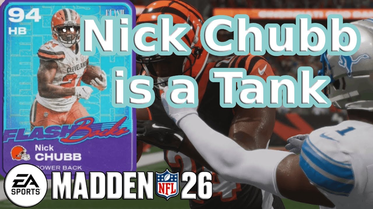 Nick Chubb is a Tank (Madden 26 MUT)