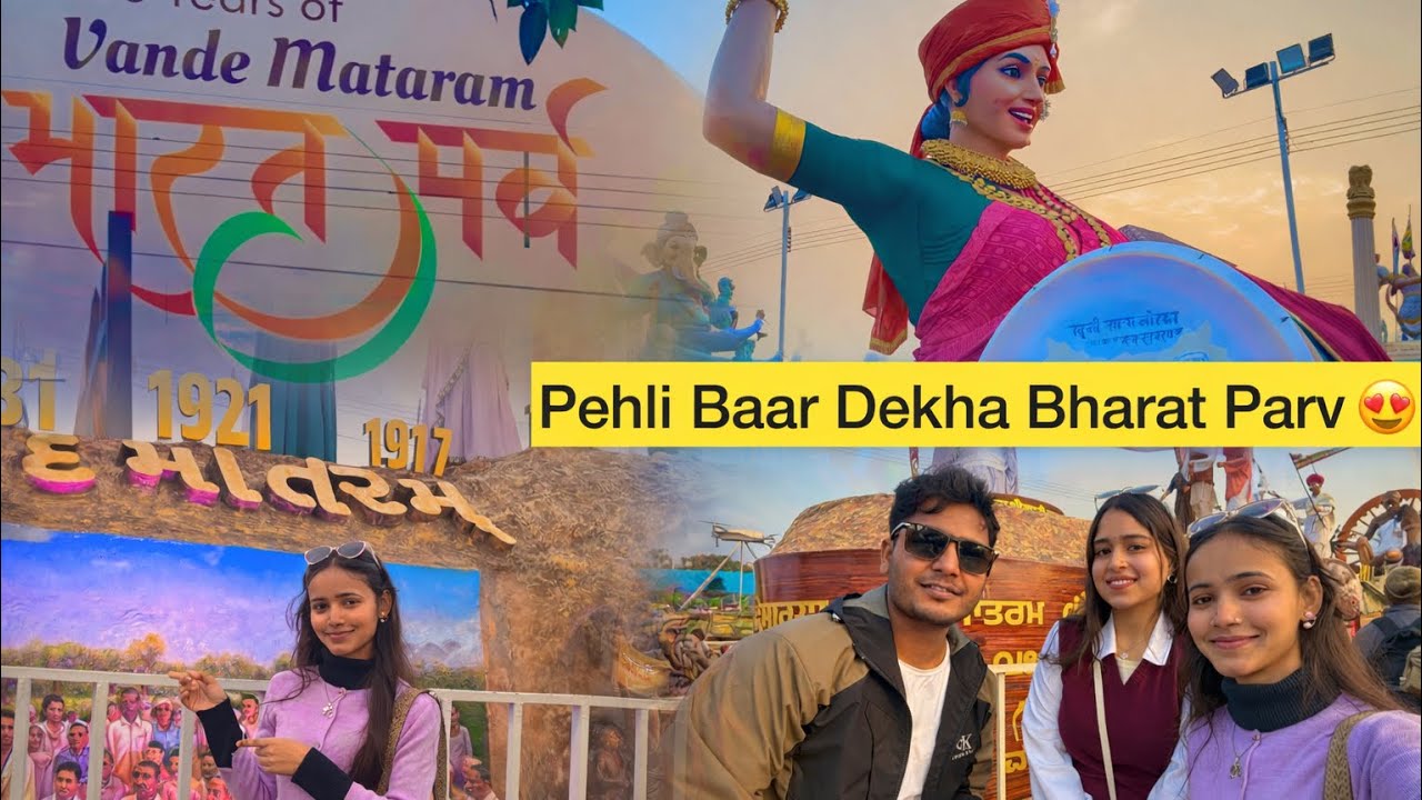 Pehli Baar dekha Bharat Parv 😍 | Lal Qila ||Aashi vlogs 💕
