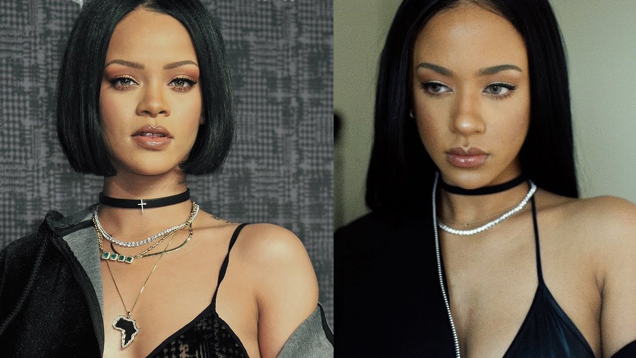 Rihanna Inspired Makeup Transformation | exaltedbabe
