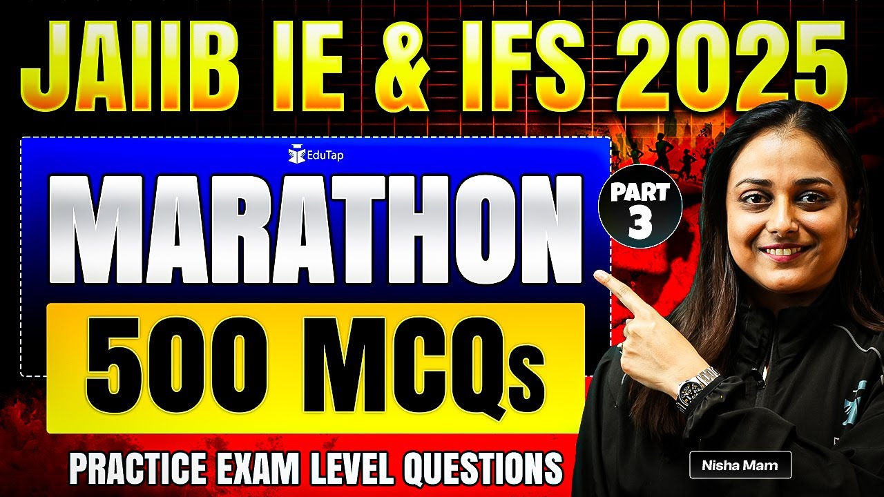 JAIIB IE & IFS Marathon Class 2025 | JAIIB IE & IFS Important Topics & Questions | JAIIB Nov 2025