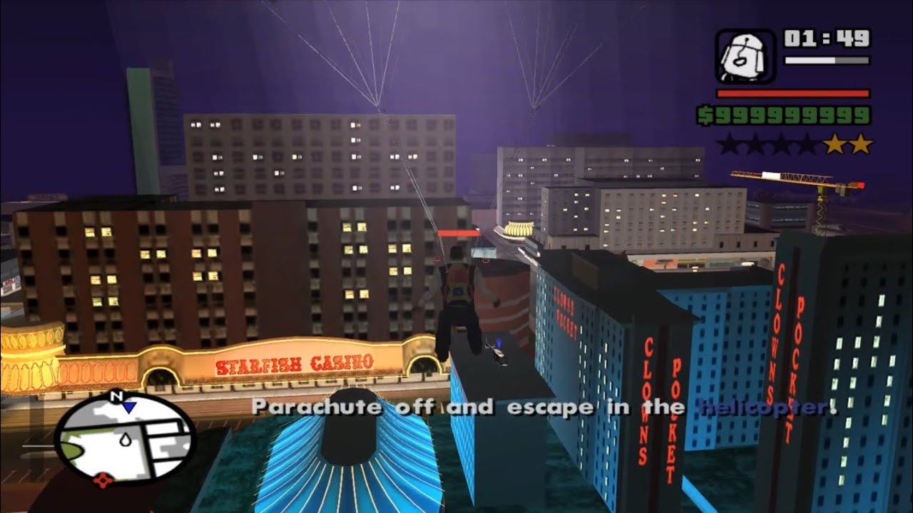 #Breaking the benk at Caligula's in GTA San Andreas Mission #91