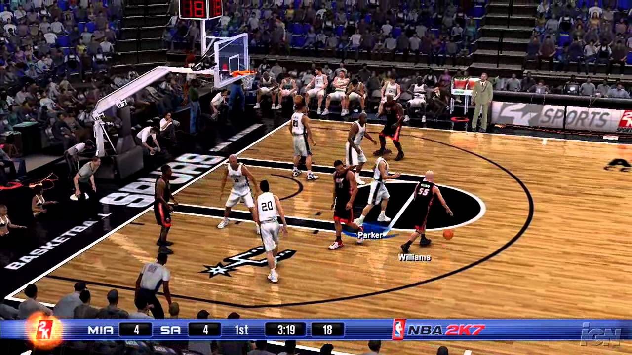 NBA 2K7 PlayStation 3 Gameplay - Courtside Action