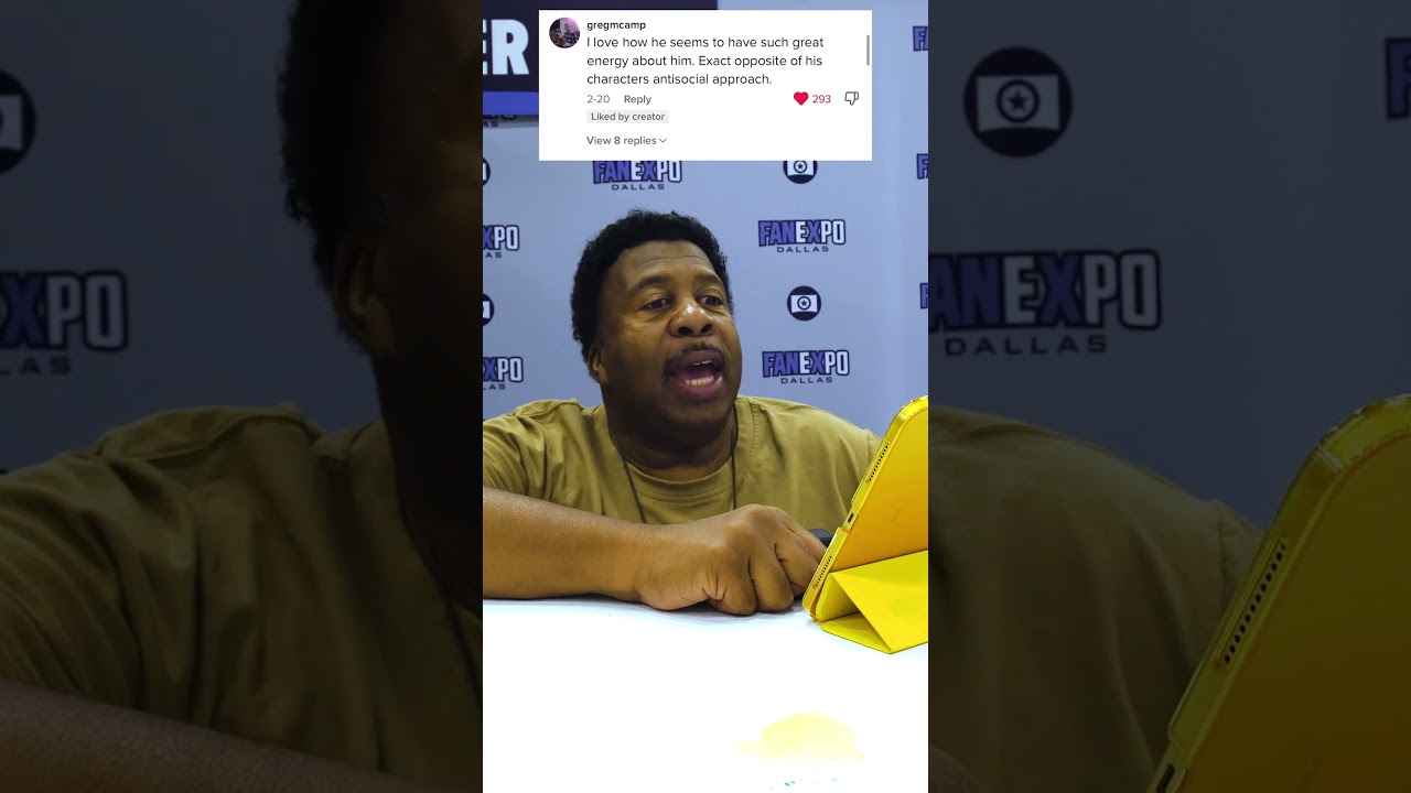 Leslie David Baker Reads Comments | Acting Grumpy