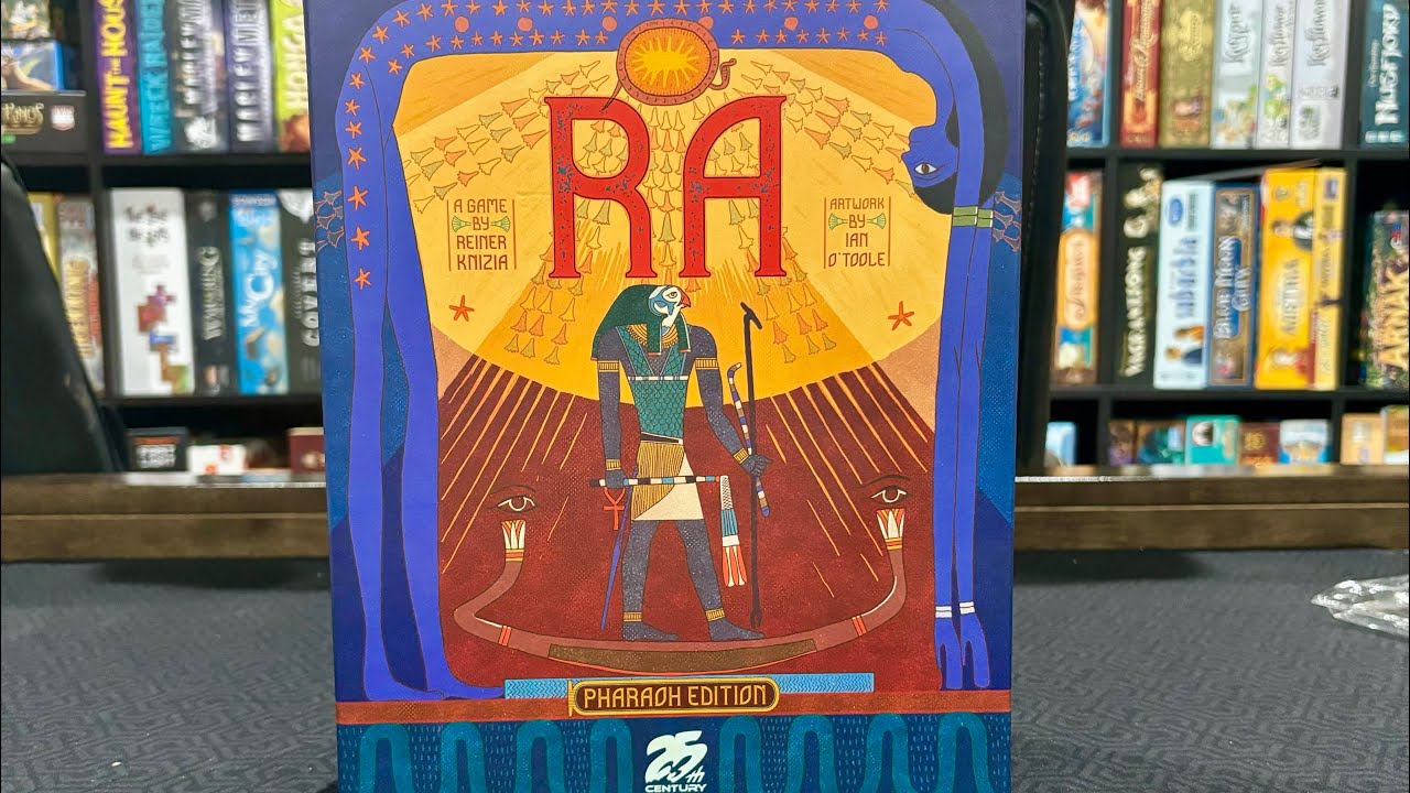 Unboxing Ra Pharaoh Edition- METAL AND WOOD EVERYWHERE 