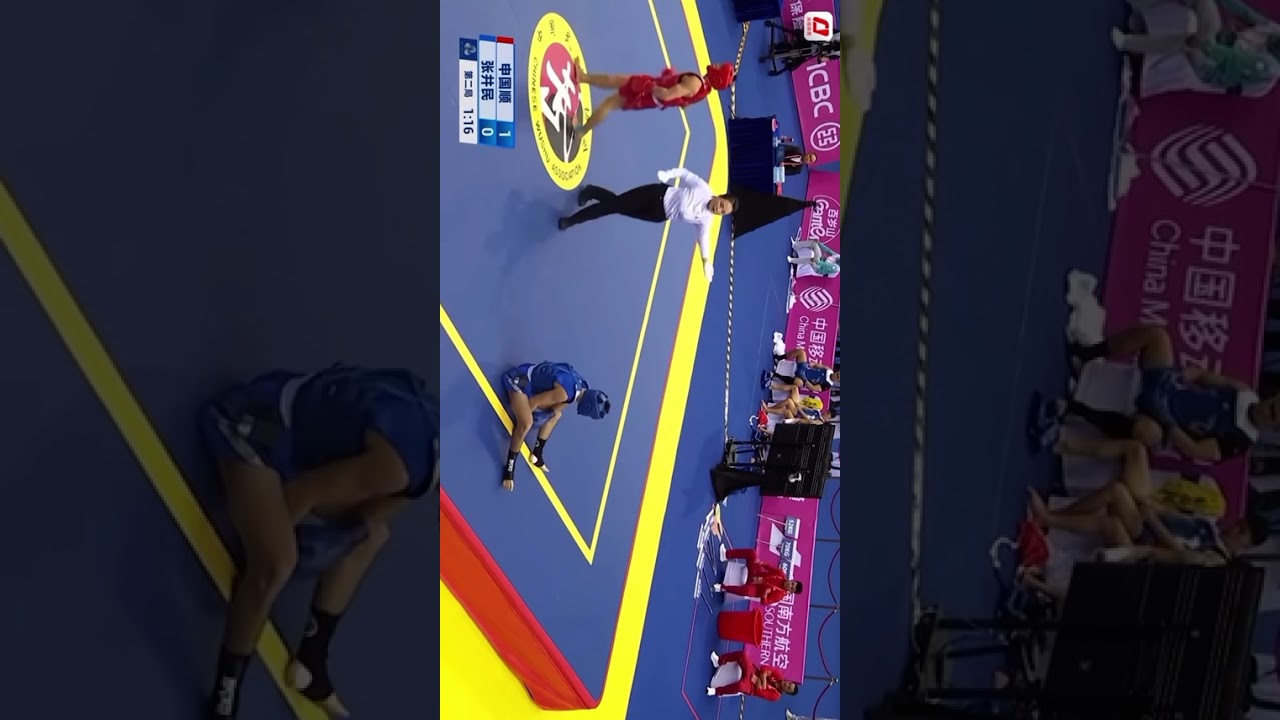 Final Wushu Sanda CHINA NATIONAL GAMES 2025 Henan (red) Vs Shandong (blue) men's 56 Kg