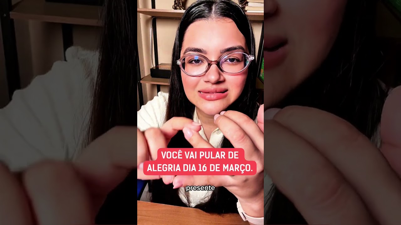 ￼ Dia 16 de março você vai pular de alegria como que Deus vai fazer na tua vida.