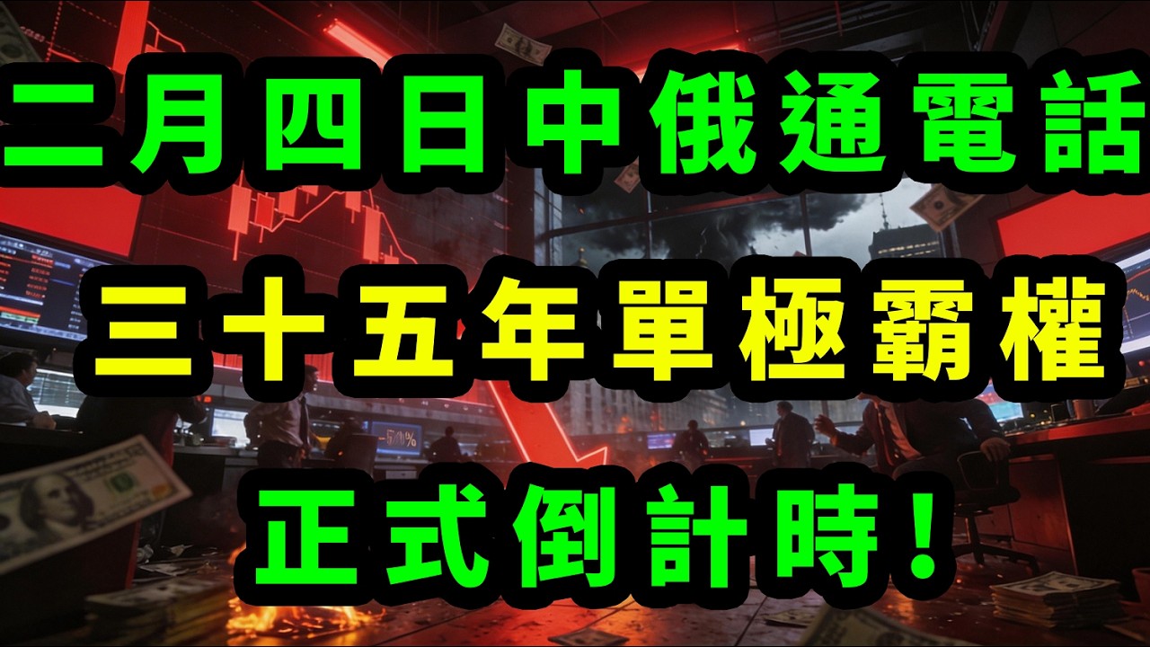 二月四日中俄通電話  三十五年單極霸權正式倒計時?