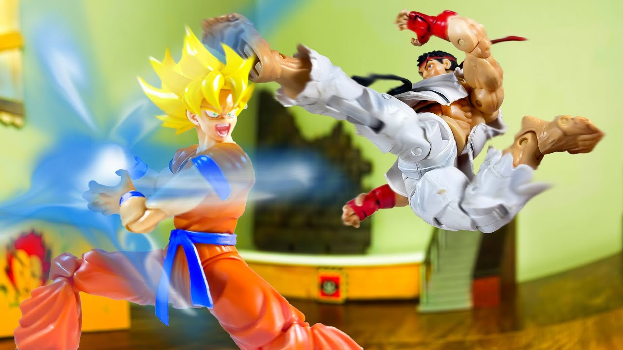 SSJ Goku Vs Ryu | ¡Who Got The BEST Game!? (Animation)
