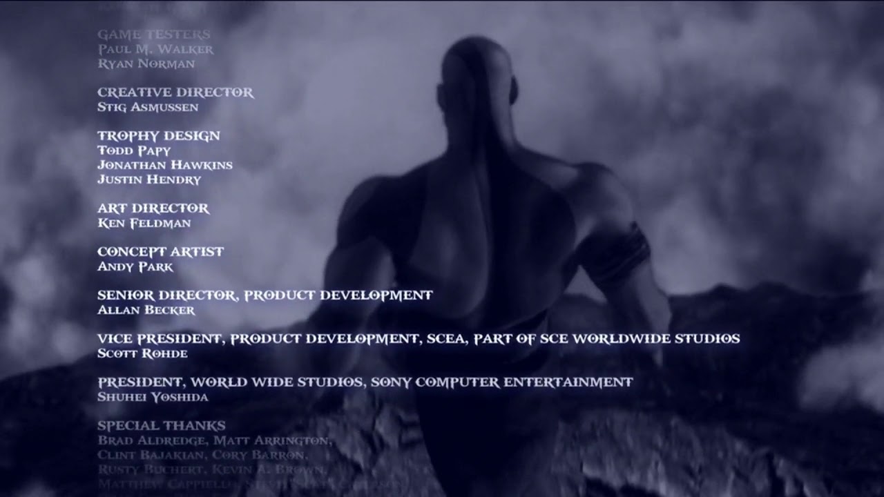 God of War HD (PS3) - 17 - Final Credits (Playthrough Complete)