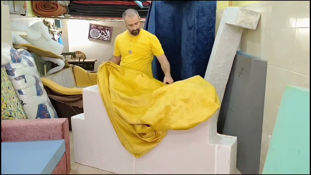 الكنبة الموفرة وكسوة السرير للاماكن الصغيرة٢فى١ومفيهاش ولاقطعة خشب أفكارنا جديده وحصريه بفضل الله