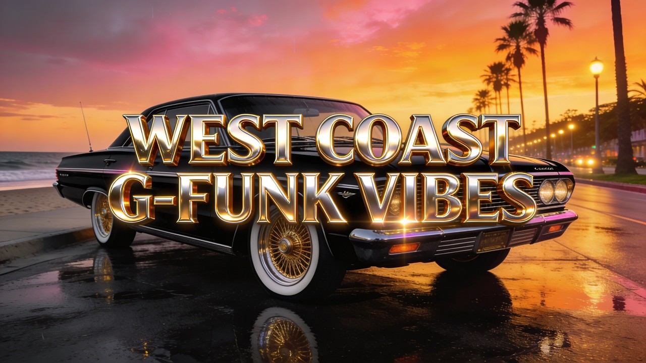 🌴 West Coast Chill G-Funk 🌇 Sunset Horizon | Lowrider Cruise & Relaxed Flow